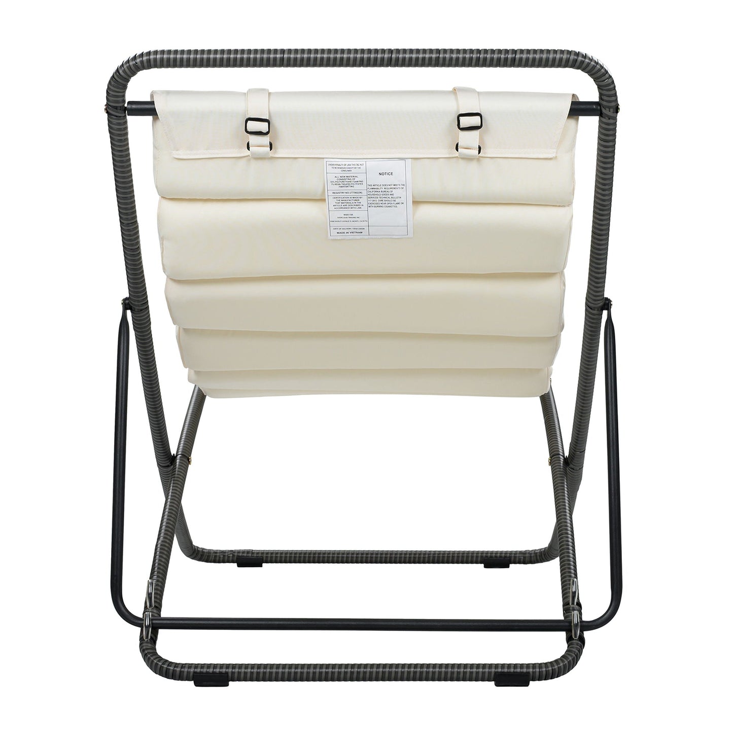 Outdoor Folding Chair With Adjustable Backrest (Set of 2)