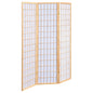 Carrie 3-Panel Room Divider Folding Shoji Screen Natural