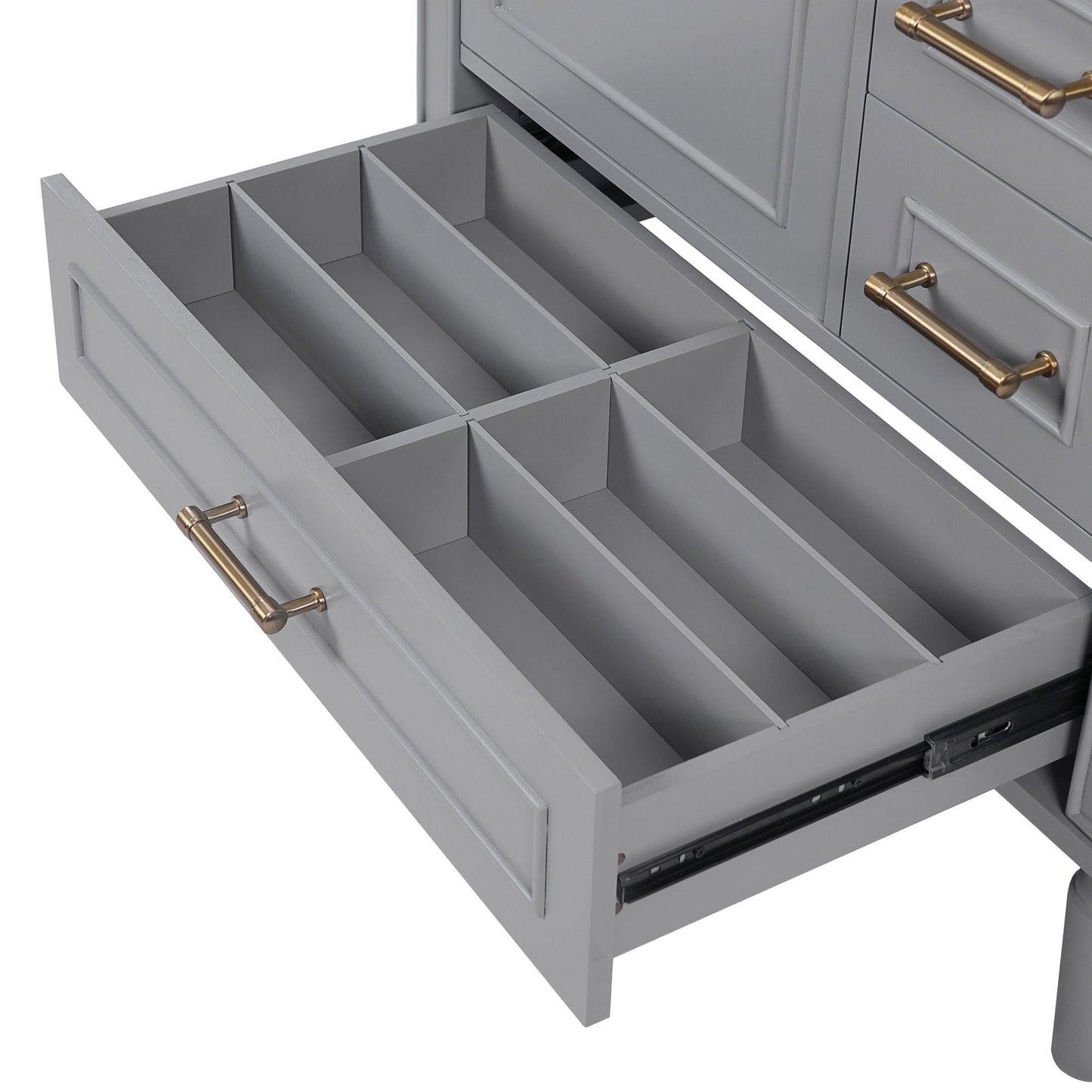 Traditional Bathroom Vanity Set With Soft Close Doors