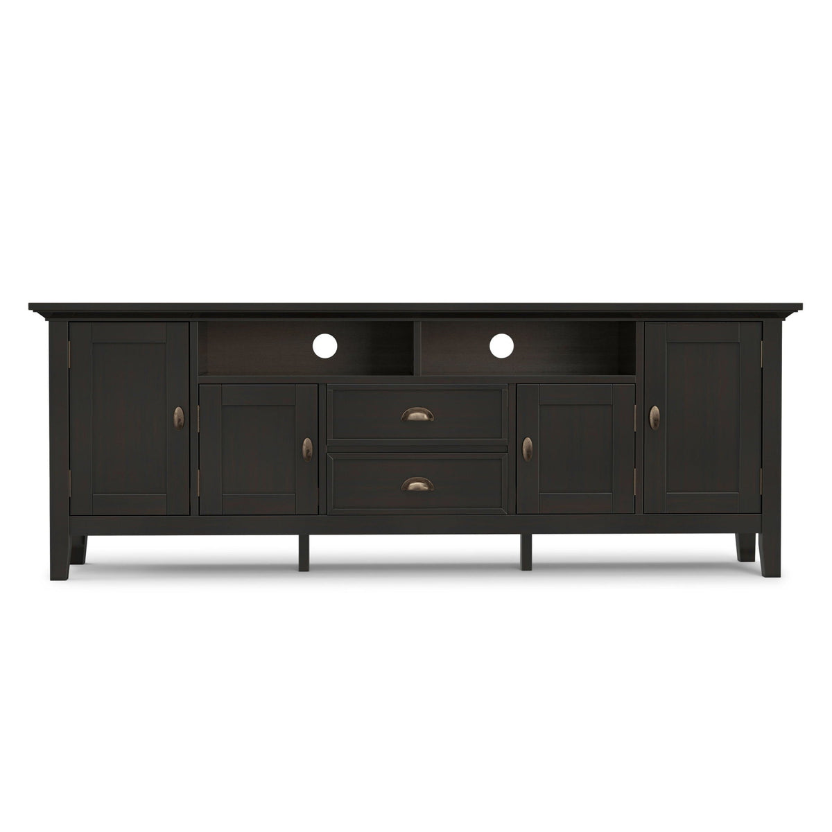 Redmond - TV Media Stand - Hickory Brown