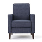 Mid-Century Modern Recliner With Button Tufted Waffle Stitch
