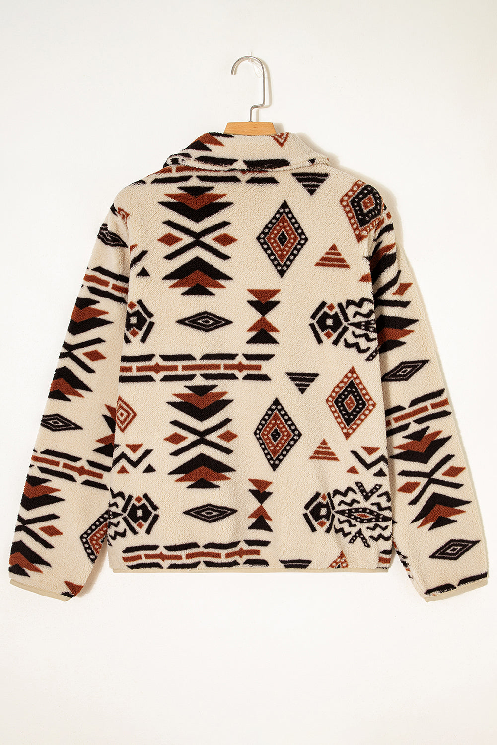 Clara Half Placket Plush Sweatshirt