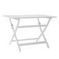 Blissique Outdoor Foldable Wood Dining Table With Slat Design