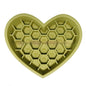 Honeycomb Heart-shaped Edible Silicon Easy To Clean And Durable Dog Bowl