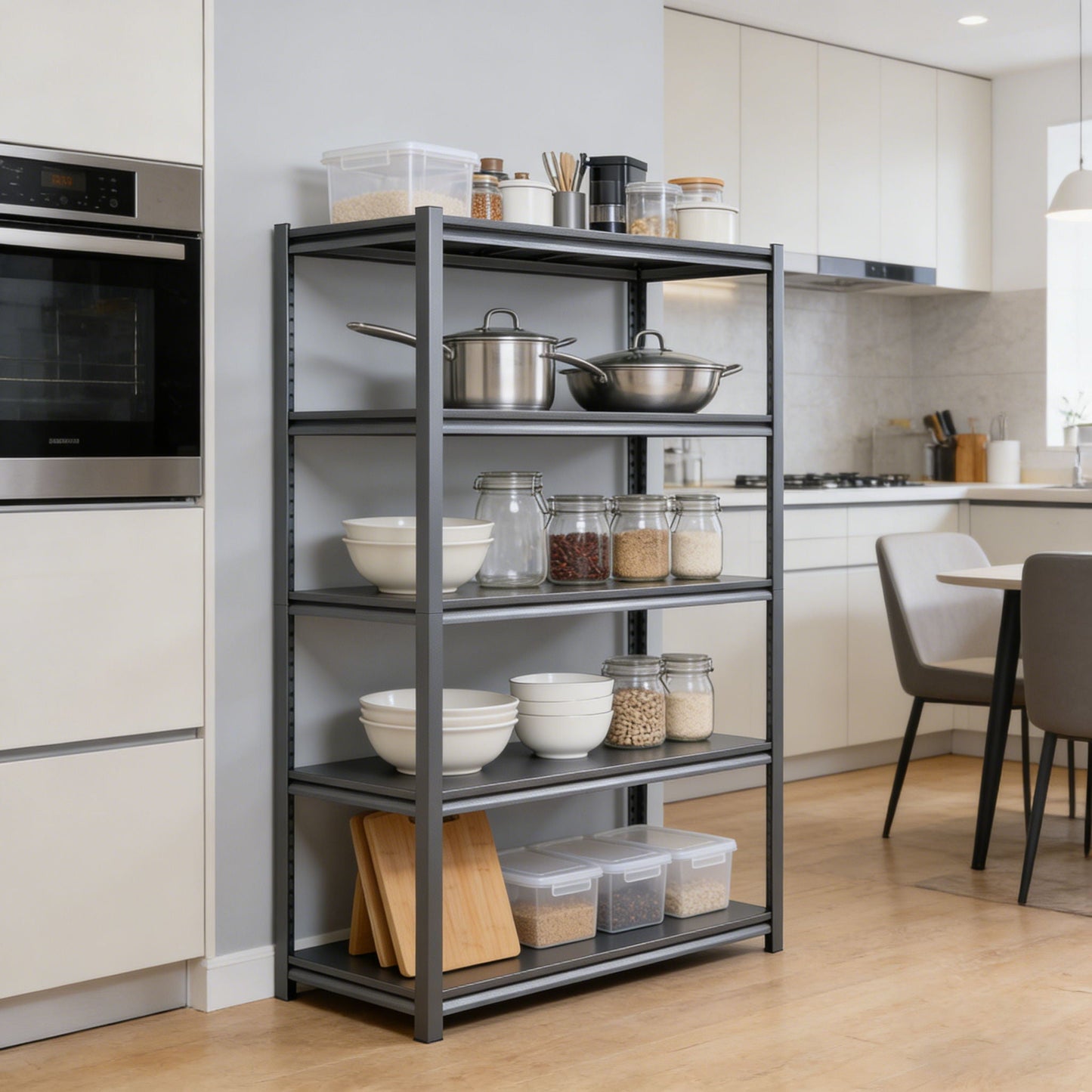 5 Tier Heavy Duty Shelving Unit Adjustable Shelving Units