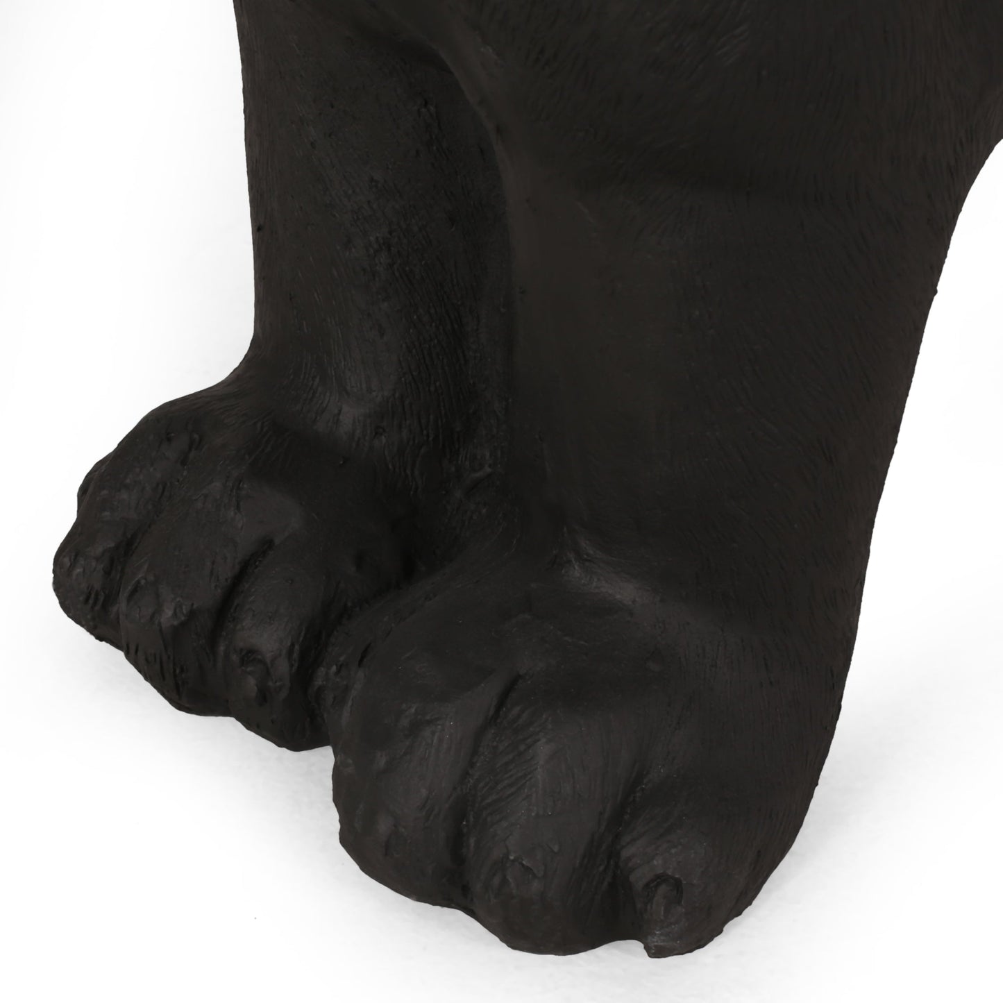 MGO Dog Bench - Outdoor Labrador Design, Matte Black