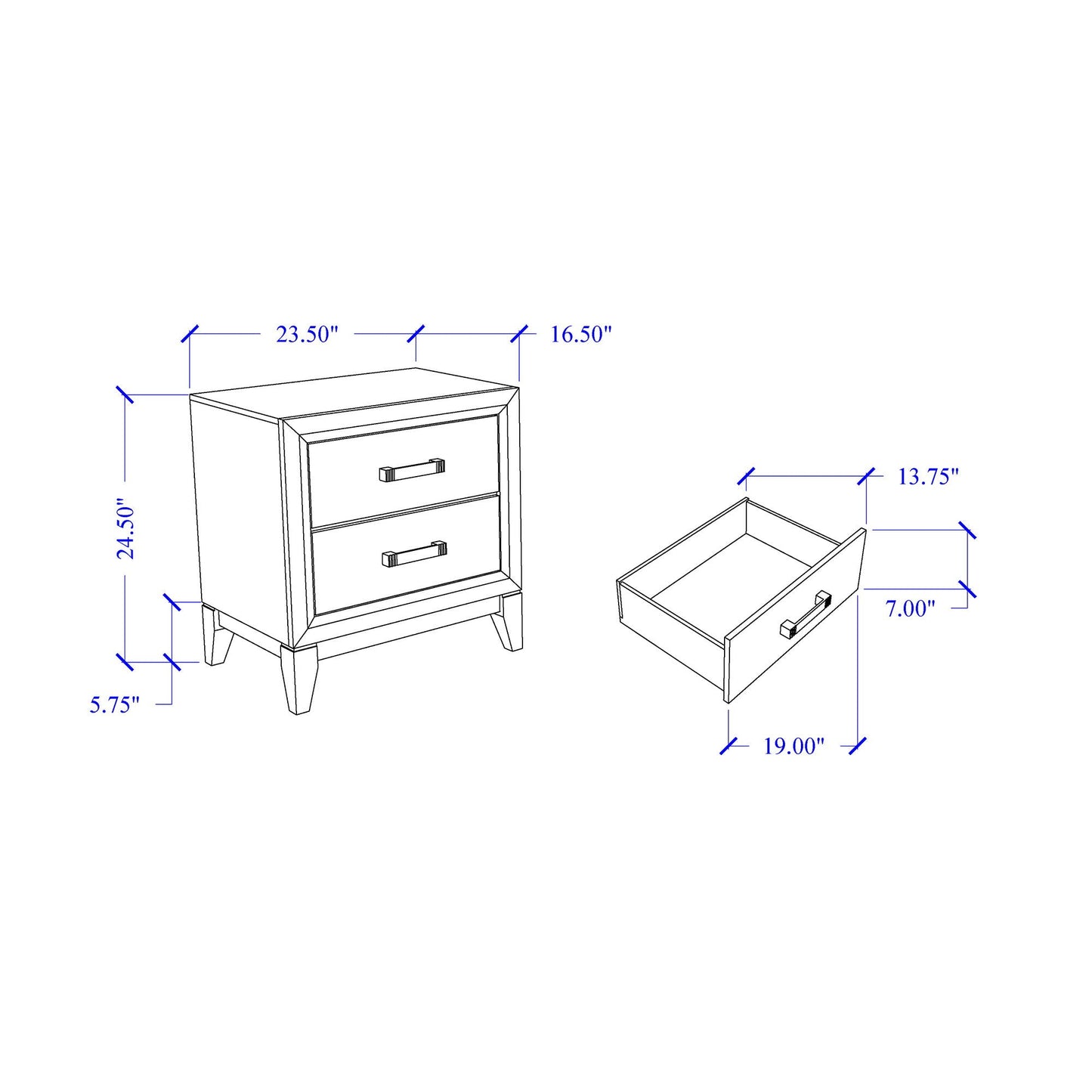 Mirage - 5 Piece Bedroom Set