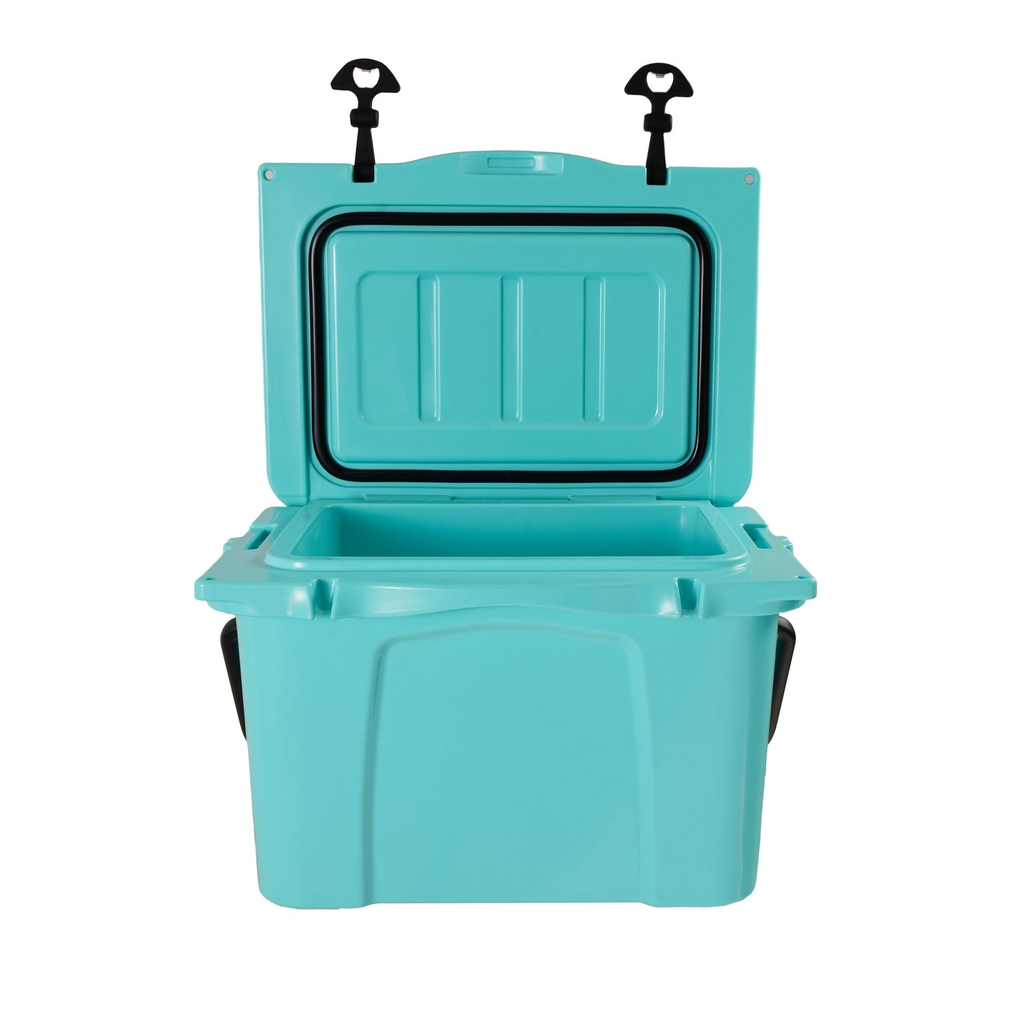 25QT Portable Cooler, Insulated Hard Cooler with Bottle Opener and Cup Holder
