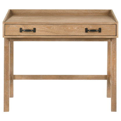Fabian 38-inch Computer Desk with Keyboard Drawer Distressed Light Brown