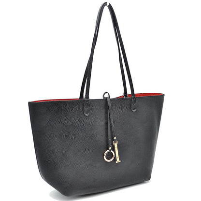 Women's Kendra Reversible Supersoft Vegan Leather Tote Handbag Crossbody Bag