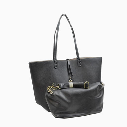 Women's Kendra Reversible Supersoft Vegan Leather Tote Handbag Crossbody Bag