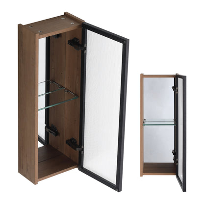 10'' Bathroom Wall Mirror Cabinet with Acrylic Door