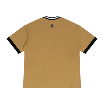 Loki & Ivy Unisex Color Block V-Neck T-Shirt