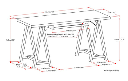 Sawhorse - Handcrafted Desk