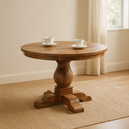 Solid Wood Valentina Round Dining Table