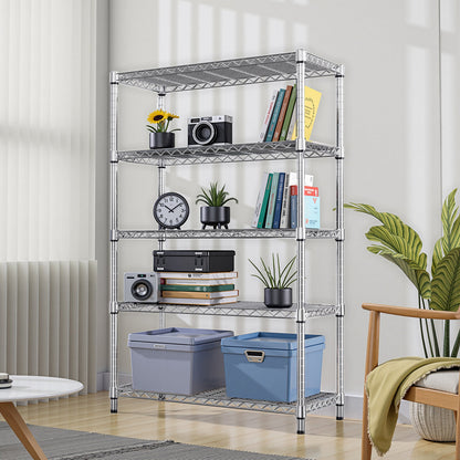 5-Tier Utility Steel Storage Shelving Unit