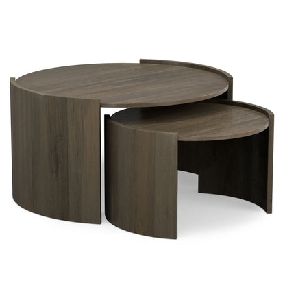 Robin - 2 Piece Nesting Table - Gray