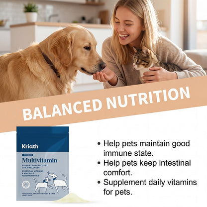 Kriath Nutritional Supplement For Dogs And Cats, A Gentle And Easily Absorbed Daily Nutritional Supplement For Pets