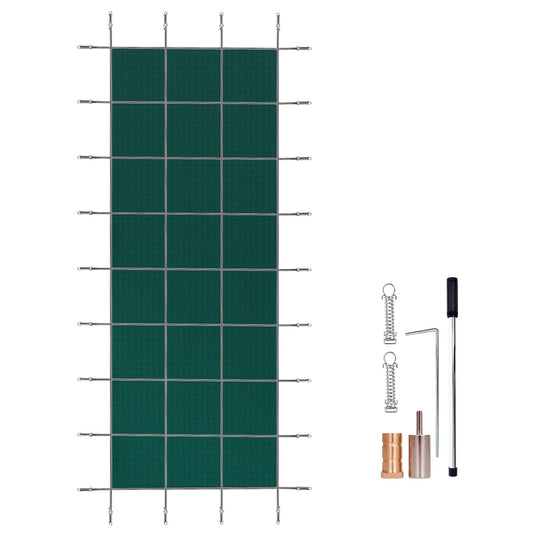 Pool Safety Cover 16x40 Ft, Inground Rectangle Cover