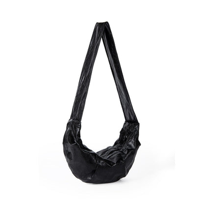 Wide shoulder strap soft leather croissant bag for women, simple and versatile shoulder Crossbody bag, small shoulder bag for women