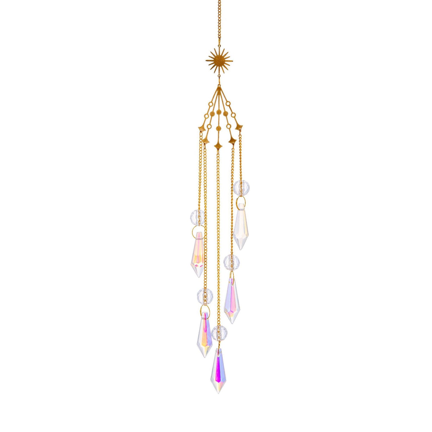 Galaxy Crystal Sun Catcher Lighting Wind Chime Pendant