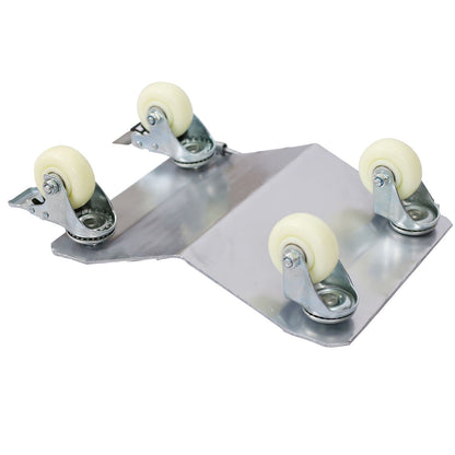Heavy Duty Car Dolly Set, 6000Lbs Capacity, Metal Construction - Gray