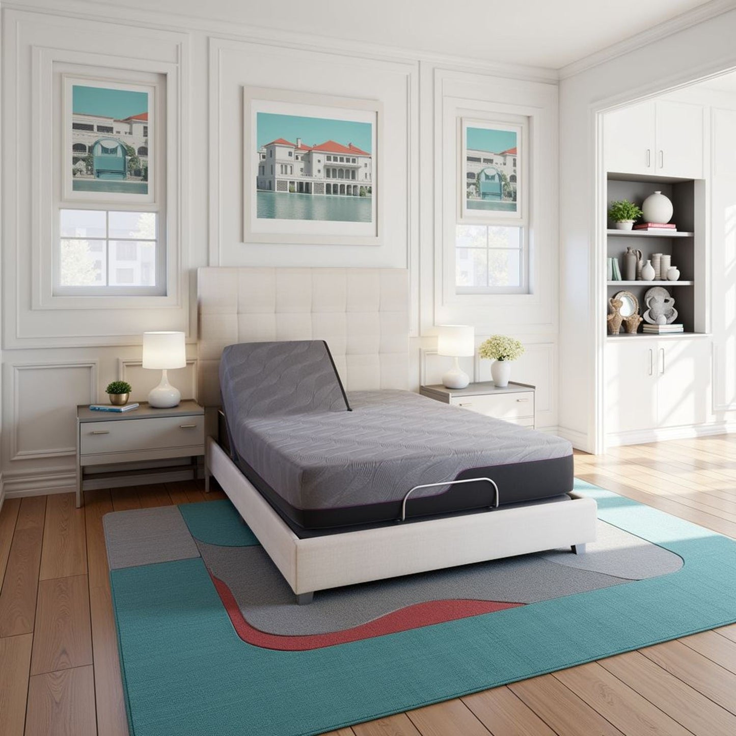 Renew - 11" Flex Head Cooling Gelcare Memory Foam Mattress - Gray - King
