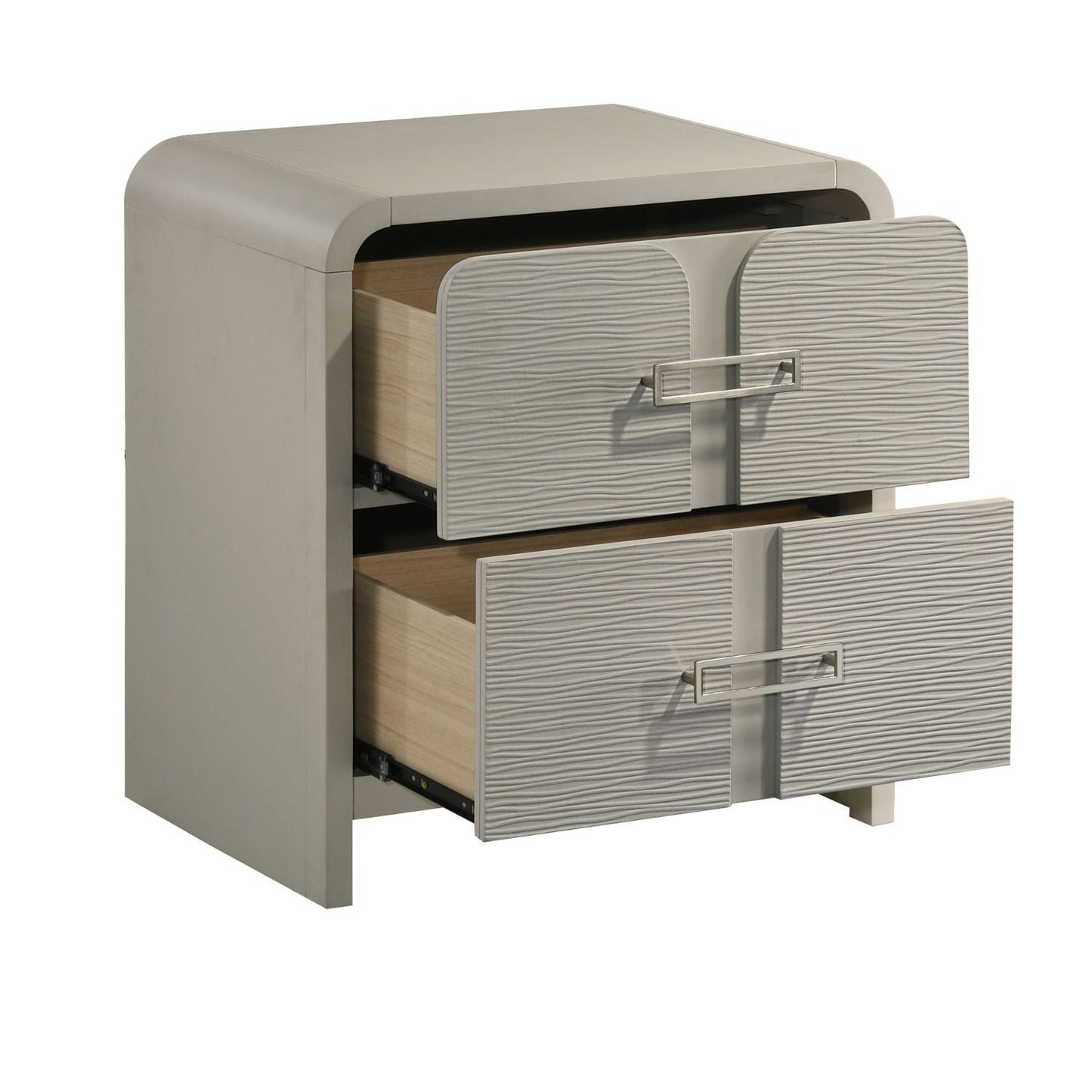 Aria - 2 Drawer Nightstand - Beige