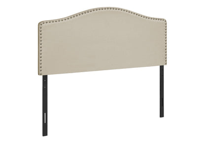 Full Size Upholstered Bed Headboard - Beige