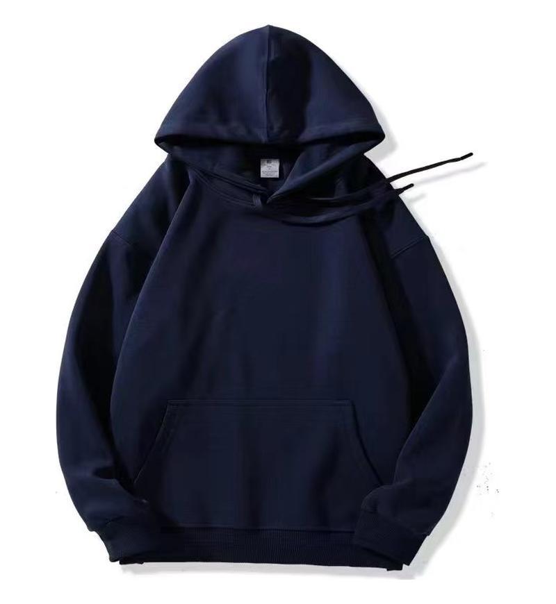 Loose-fitting Versatile Drawstring Casual Hooded Sweatshirt For Fall And Winter