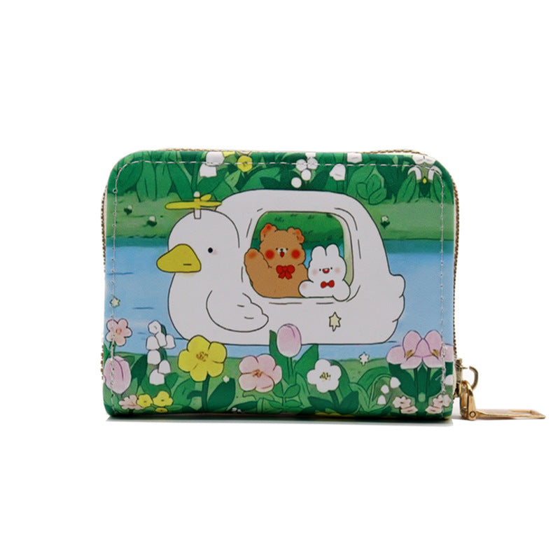 Summer Instagram-style Organ Card Holder Small Coin Purse For Women