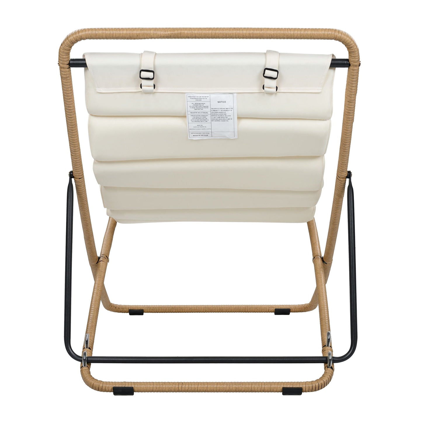 Outdoor Folding Chair With Adjustable Backrest (Set of 2)