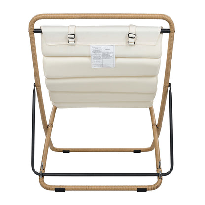 Outdoor Folding Chair With Adjustable Backrest (Set of 2)