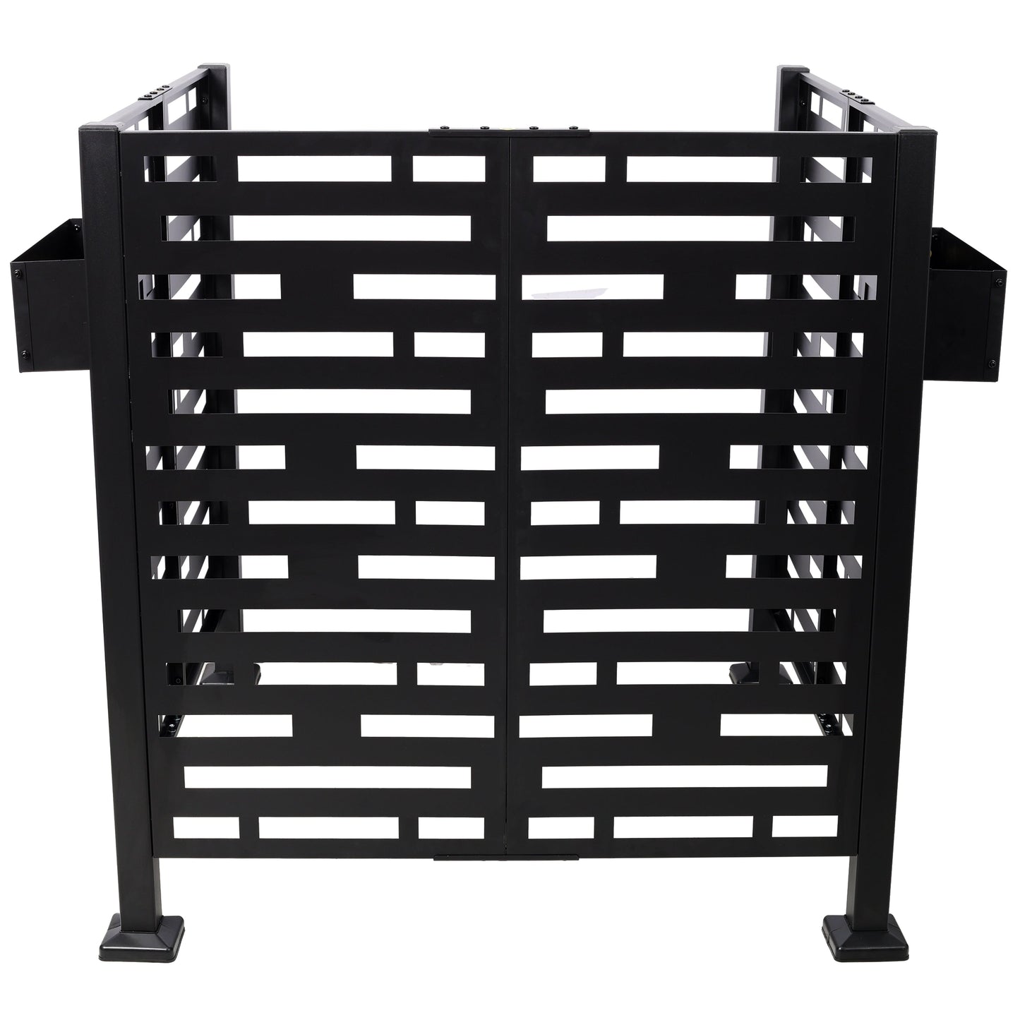3.5x3.5FT Metal Air Conditioner Privacy Fence with Planter Boxes