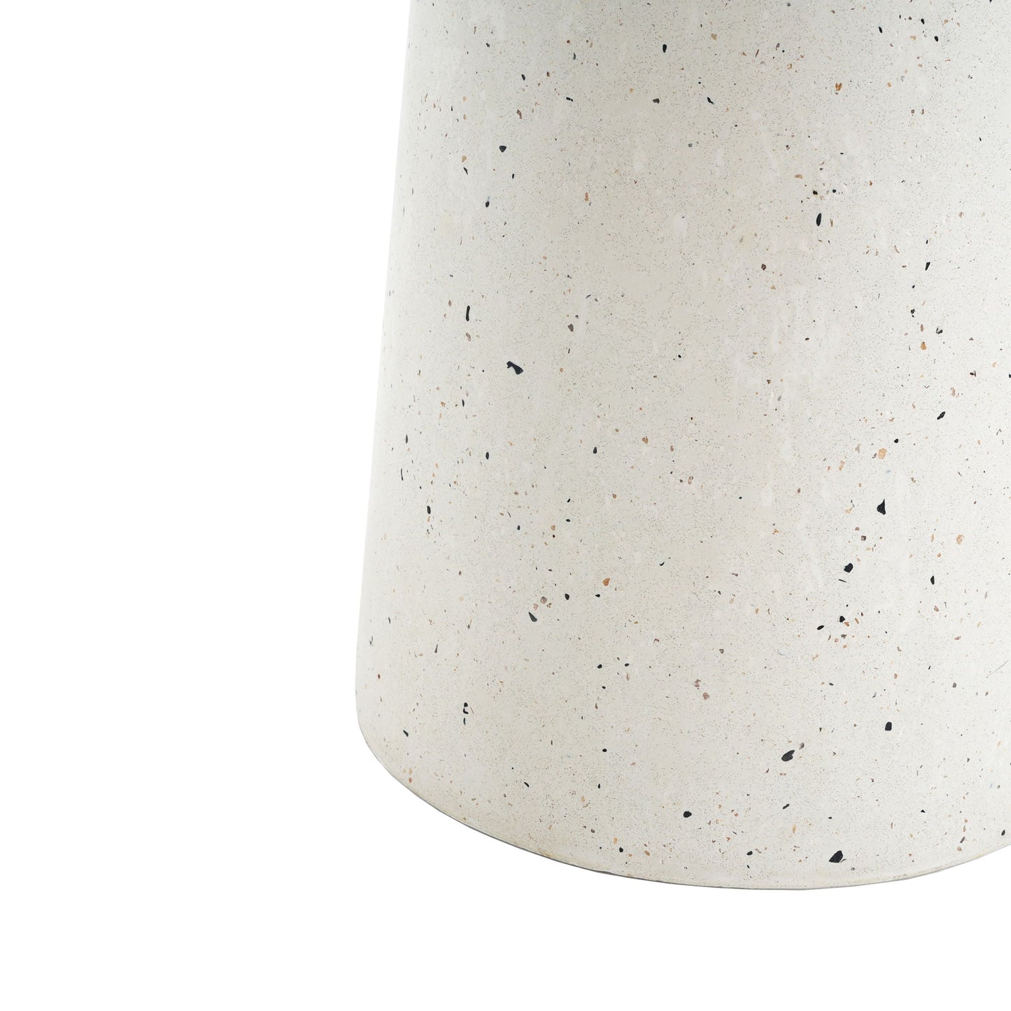 Terrazzo Outdoor Side Table - White