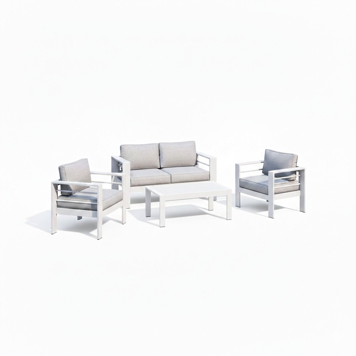 Outdoor Patio Set With All-Weather Thick Cushions