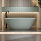 69'' Freestanding Bathtub Resin Stone Soaking Bathtub