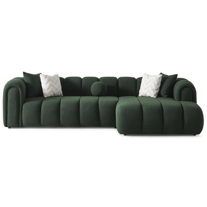 Beatrice Modern Tufted Dark Sectional