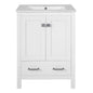 Bathroom Vanity With Integrated Undermount Ceramic Sink, 2 Doors And 1 Drawer, Soft Close Hinges