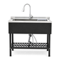 Stainless Steel Utility Sink, Freestanding Sink