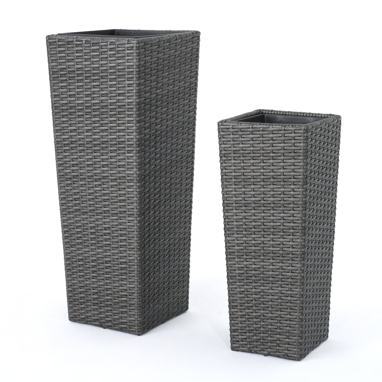 Rattan Flower Pot Set