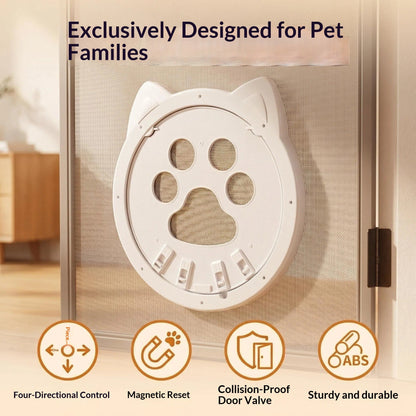 Directional Pet Door With 4-Way Lock