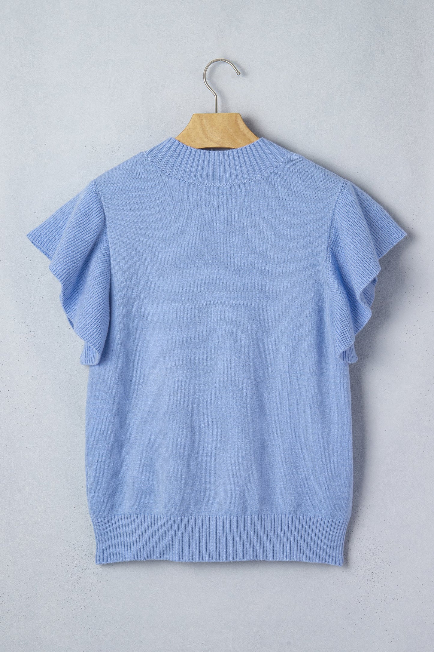 Hadassah Ruffle Short Sleeve Sweater