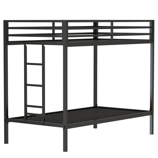 Adam - Twin Over Twin Bunk Bed - Black