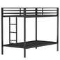 Adam - Twin Over Twin Bunk Bed - Black