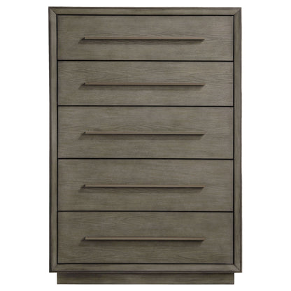 Durango 5-drawer Bedroom Chest Taupe Oak