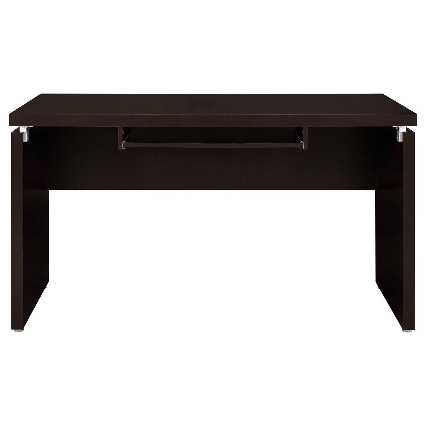 Ulloa - L Shaped Office Desk With Slide Out Keyboard Tray And Storage Drawers - Cappuccino