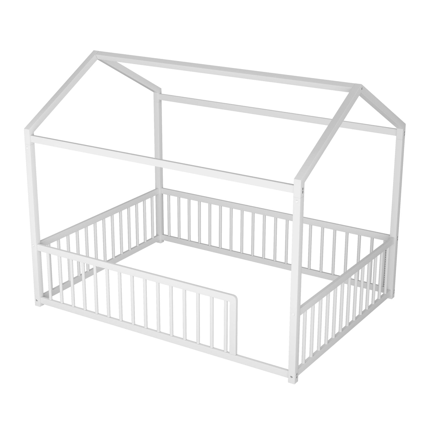 Montessori Floor Bed Frame With House Shape