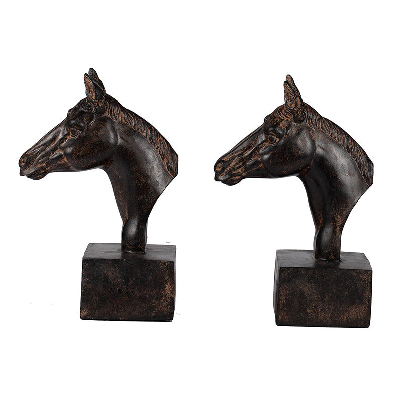 S/2 5.1x4x8' Horse Bookends