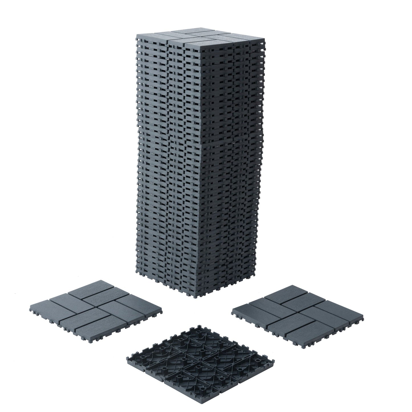 Interlocking Deck Tiles, 44 Pack